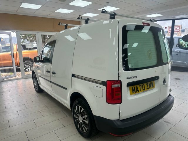 Volkswagen Caddy Panel Van White #10