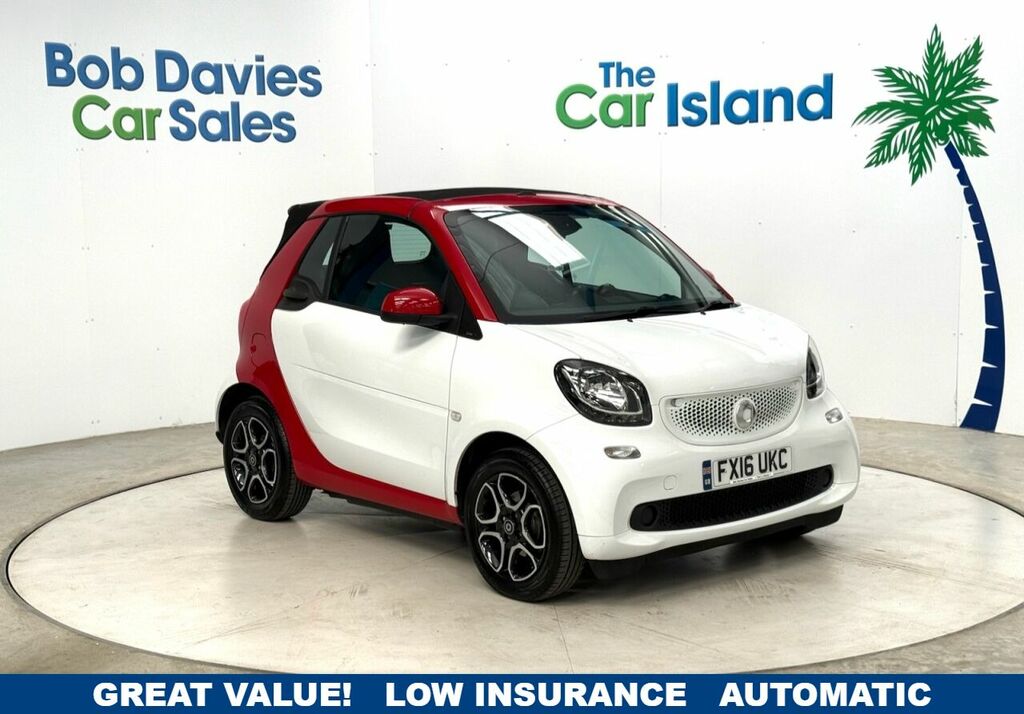 Smart Fortwo Cabrio Prime Cabriolet White