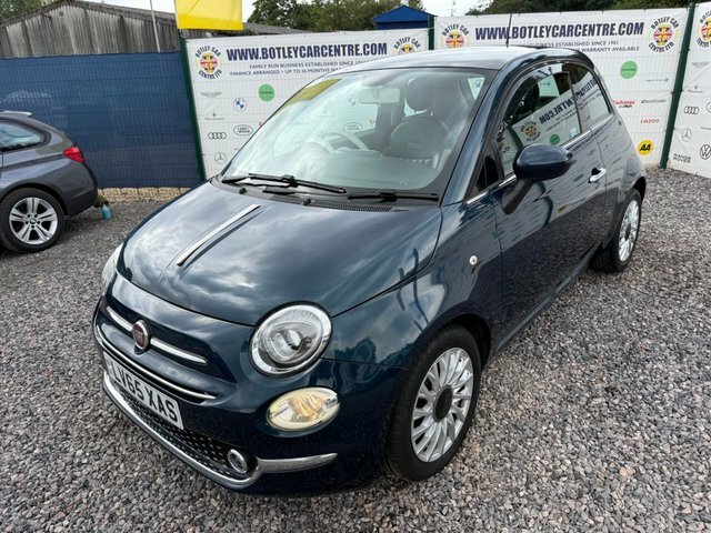 Fiat 500 0.9 Twinair Lounge Hatchback Dualogic E LV65XAS Blue #5
