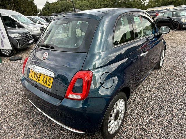 Fiat 500 0.9 Twinair Lounge Hatchback Dualogic E LV65XAS Blue #4