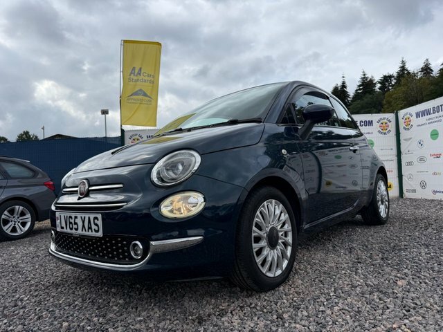 Fiat 500 0.9 Twinair Lounge Hatchback Dualogic E LV65XAS Blue #6