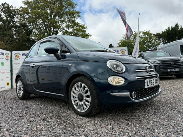 Fiat 500 0.9 Twinair Lounge Hatchback Dualogic E LV65XAS Blue #2