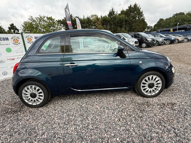 Fiat 500 0.9 Twinair Lounge Hatchback Dualogic E LV65XAS Blue #3