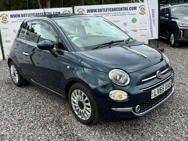 Fiat 500 0.9 Twinair Lounge Hatchback Dualogic E Blue