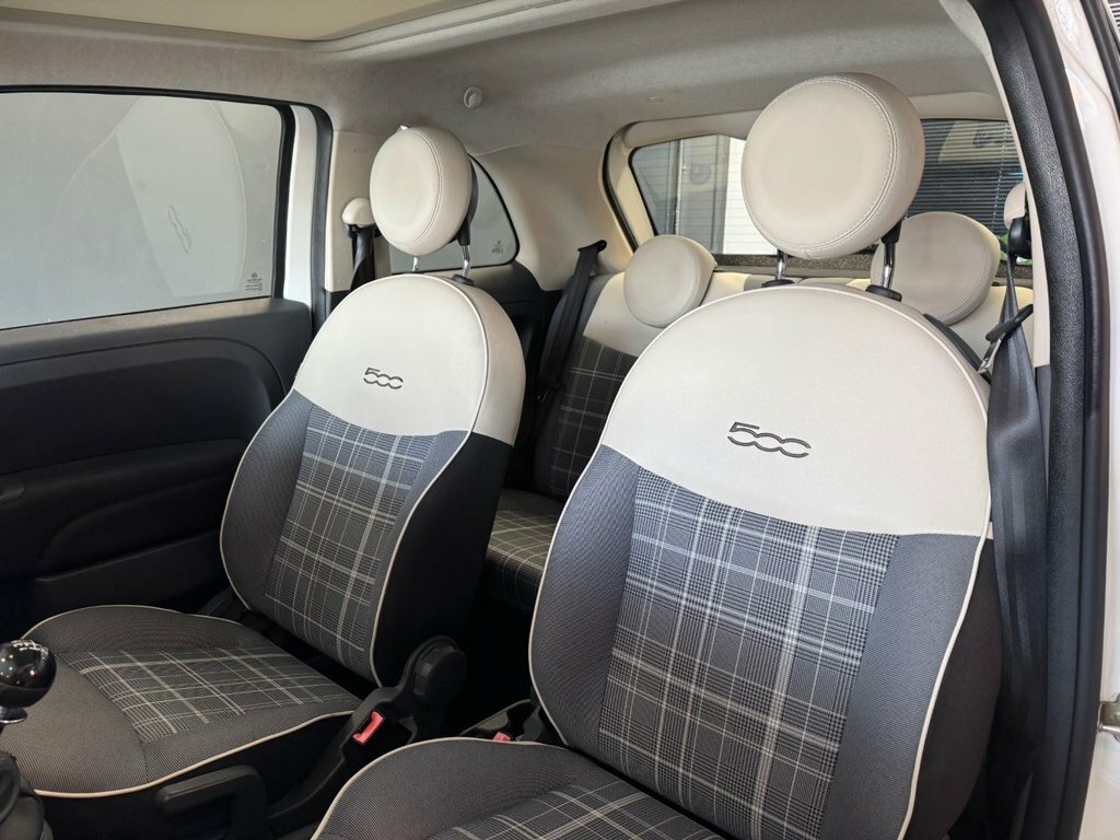 Fiat 500 1.2L Lounge White #5