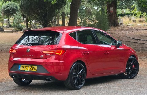 Seat Leon 2017 67 2.0 DK67ZVU Red #5