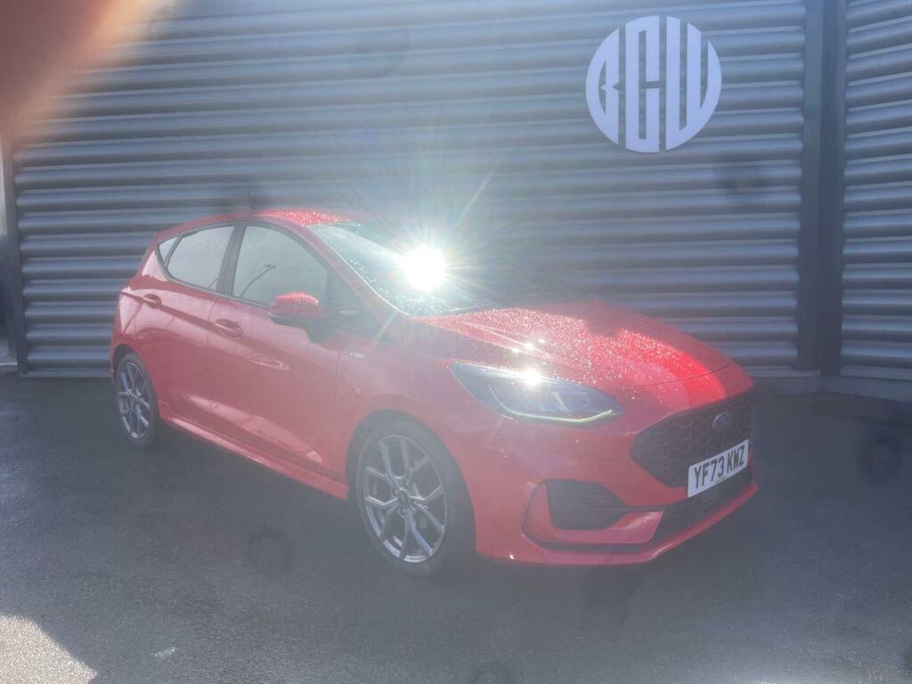 Ford Fiesta 1.0T Ecoboost Mhev St-line Edition Euro 6 Ss Red