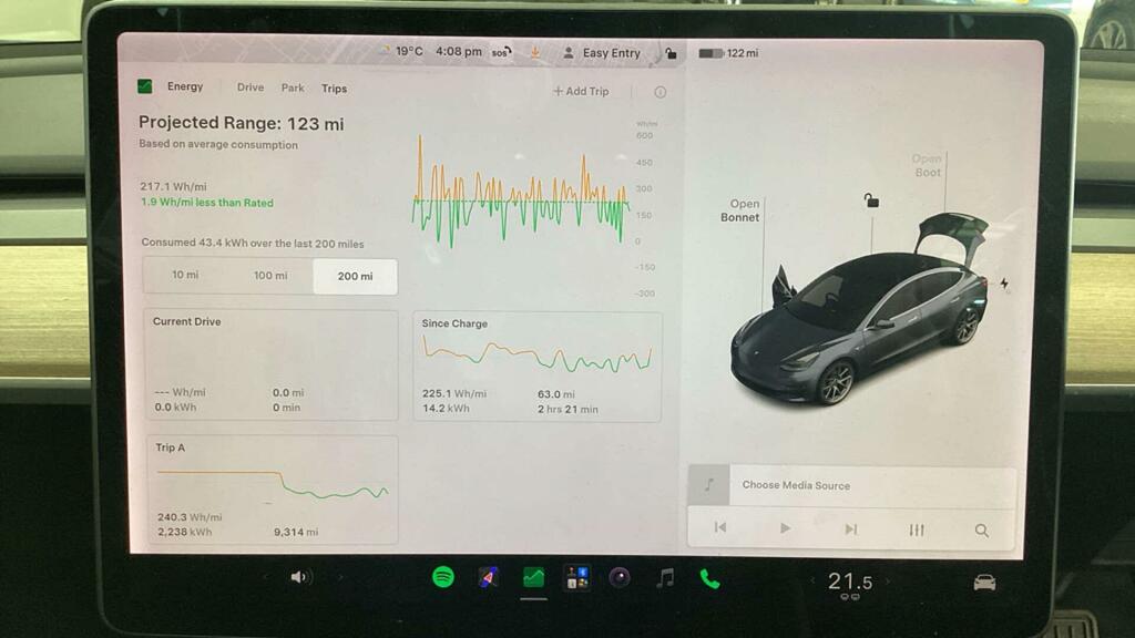 Tesla Model 3 Range Plus Saloon Blue #10