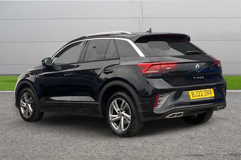 Volkswagen T-Roc 1.5 Tsi R-line Dsg Black #2