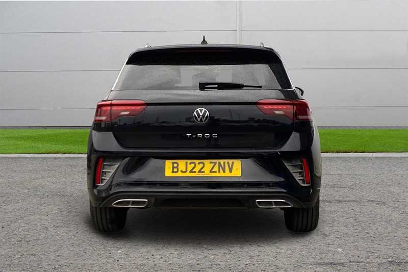 Volkswagen T-Roc 1.5 Tsi R-line Dsg Black #4