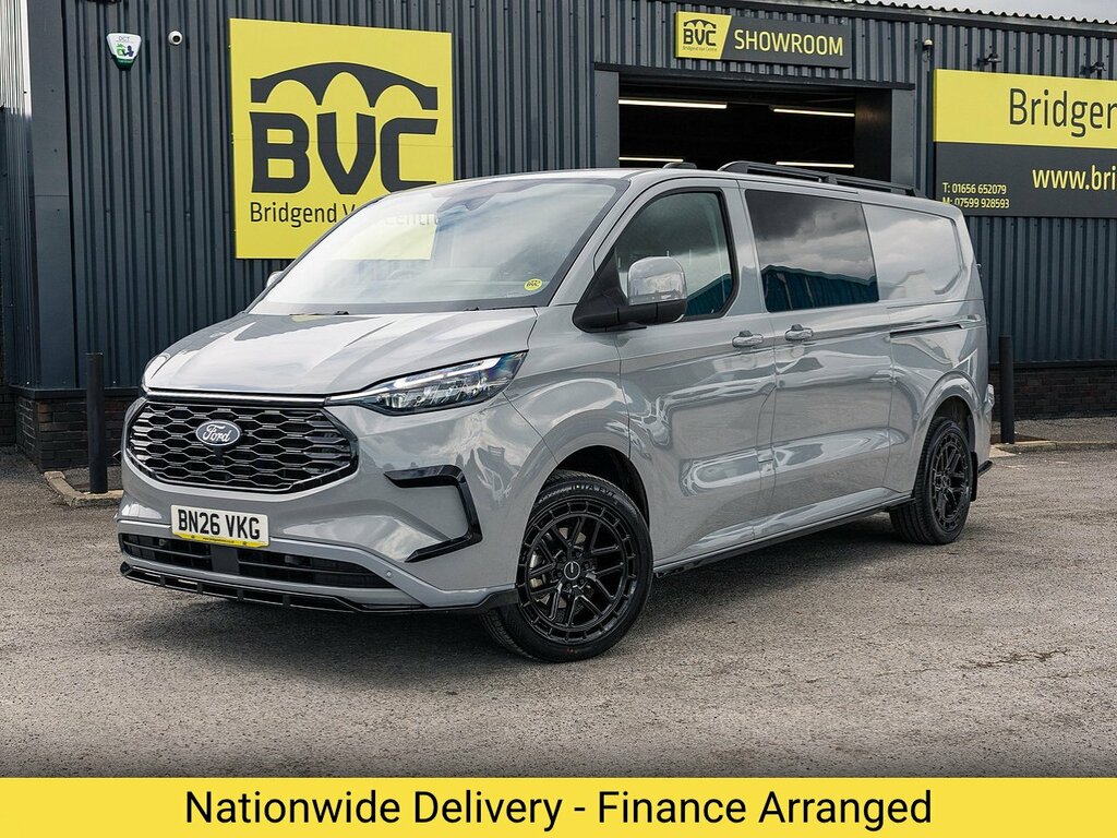 Ford Transit Custom Signature 320 2.5 Duratec 232 Bhp Phev L2 Lwb Limi Grey