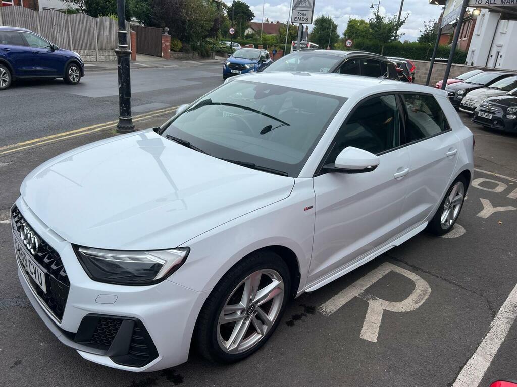 Audi A1 Hatchback 1.0 Tfsi 30 S Line Sportback S Tronic Eu CA69CYU White #3