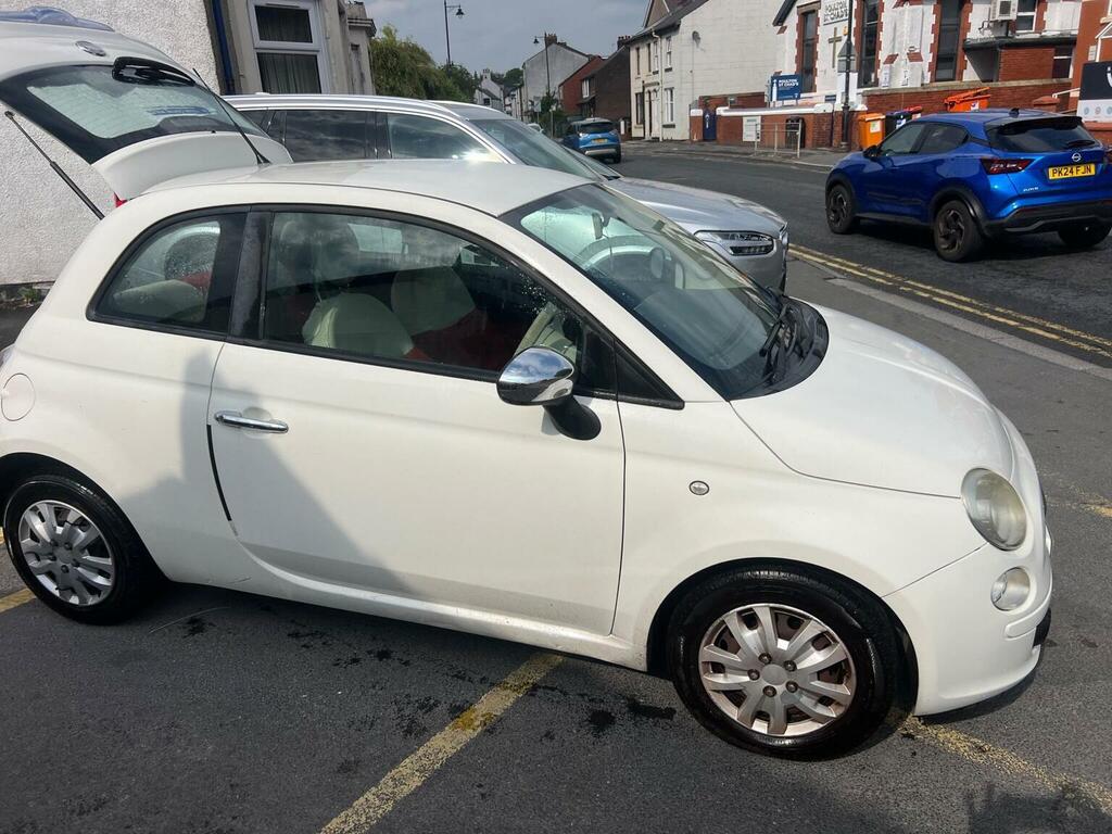 Fiat 500 Hatchback 0.9 Twinair Pop Euro 5 Ss 20121 White #3