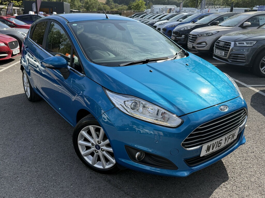 Ford Fiesta 1.0 T Ecoboost Titanium Ulez WV16YFN Blue #3