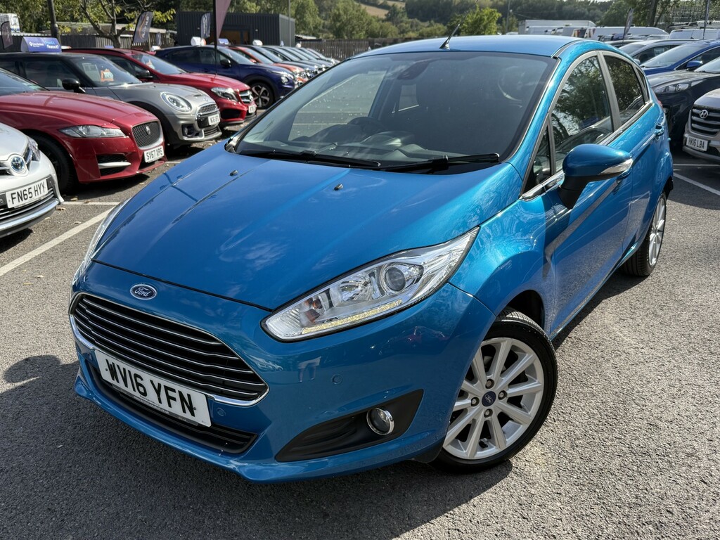 Ford Fiesta 1.0 T Ecoboost Titanium Ulez WV16YFN Blue #4