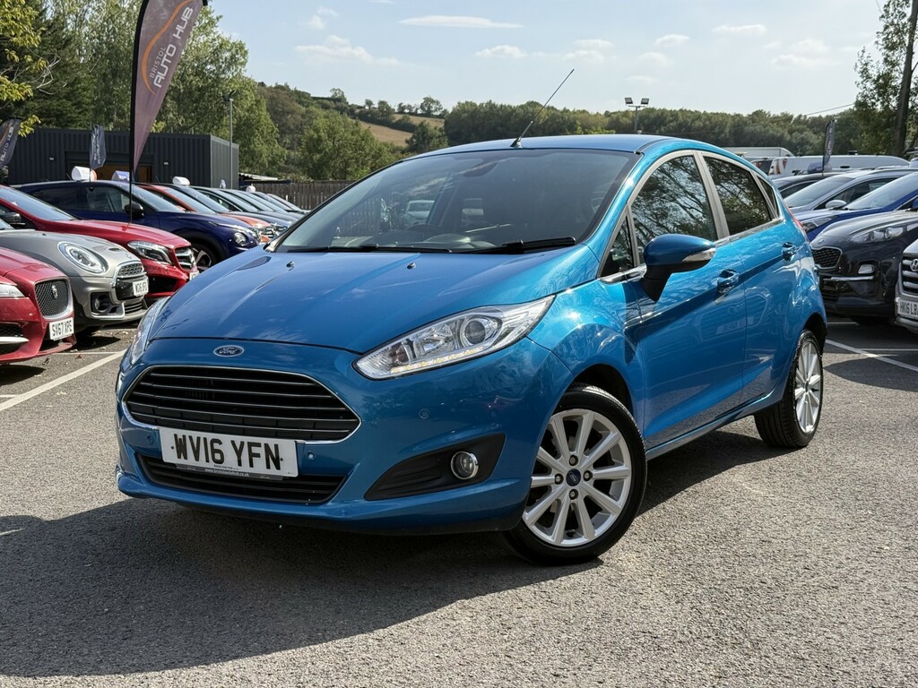 Ford Fiesta 1.0 T Ecoboost Titanium Ulez WV16YFN Blue #2
