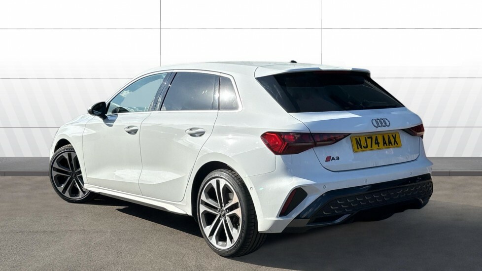 Audi A3 S Line NJ74AAX White #2