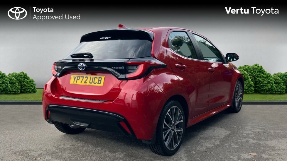 Toyota Yaris Excel YP72UCB Red #2
