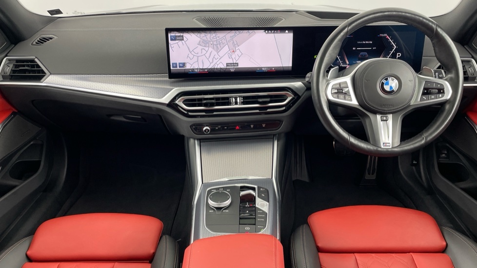 BMW 3 Series 330E M Sport Saloon White #4