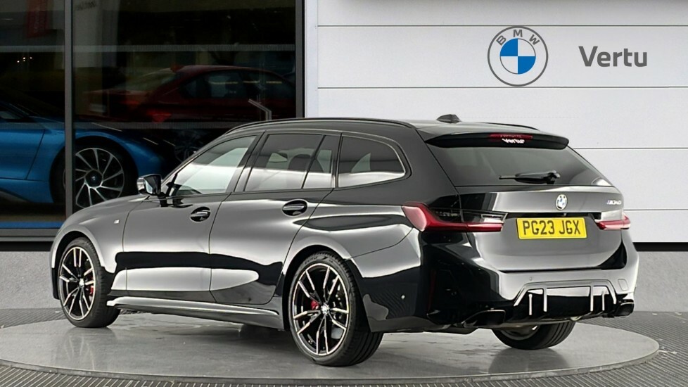 BMW 3 Series 330E M Sport Saloon White #2
