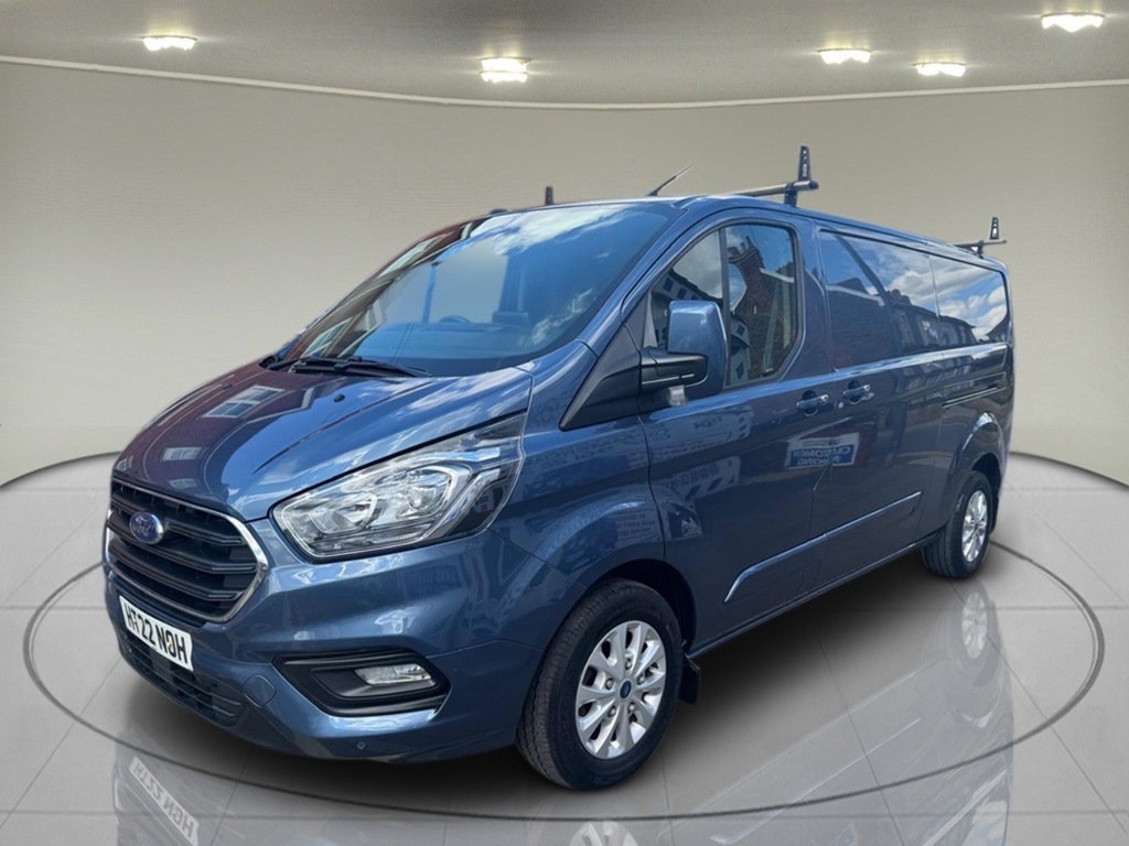 Ford Transit Custom 2.0 300 Ecoblue Limited Panel Van Manua HT22NOH Blue #6