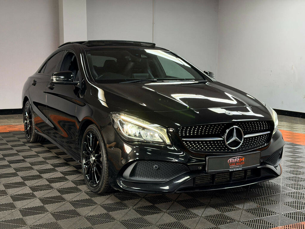 Mercedes-Benz CLA Class 2.1 Cla220d Amg Line Night Edition Plus Coupe WU19EBJ Black #2