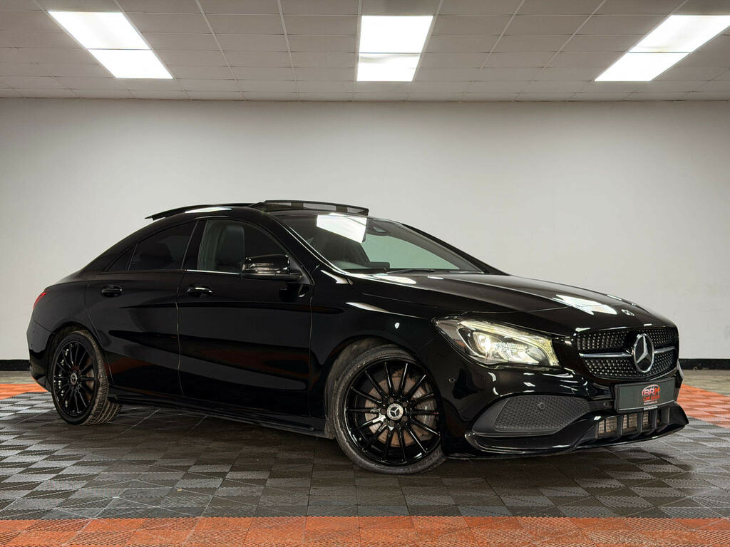 Mercedes-Benz CLA Class 2.1 Cla220d Amg Line Night Edition Plus Coupe Black