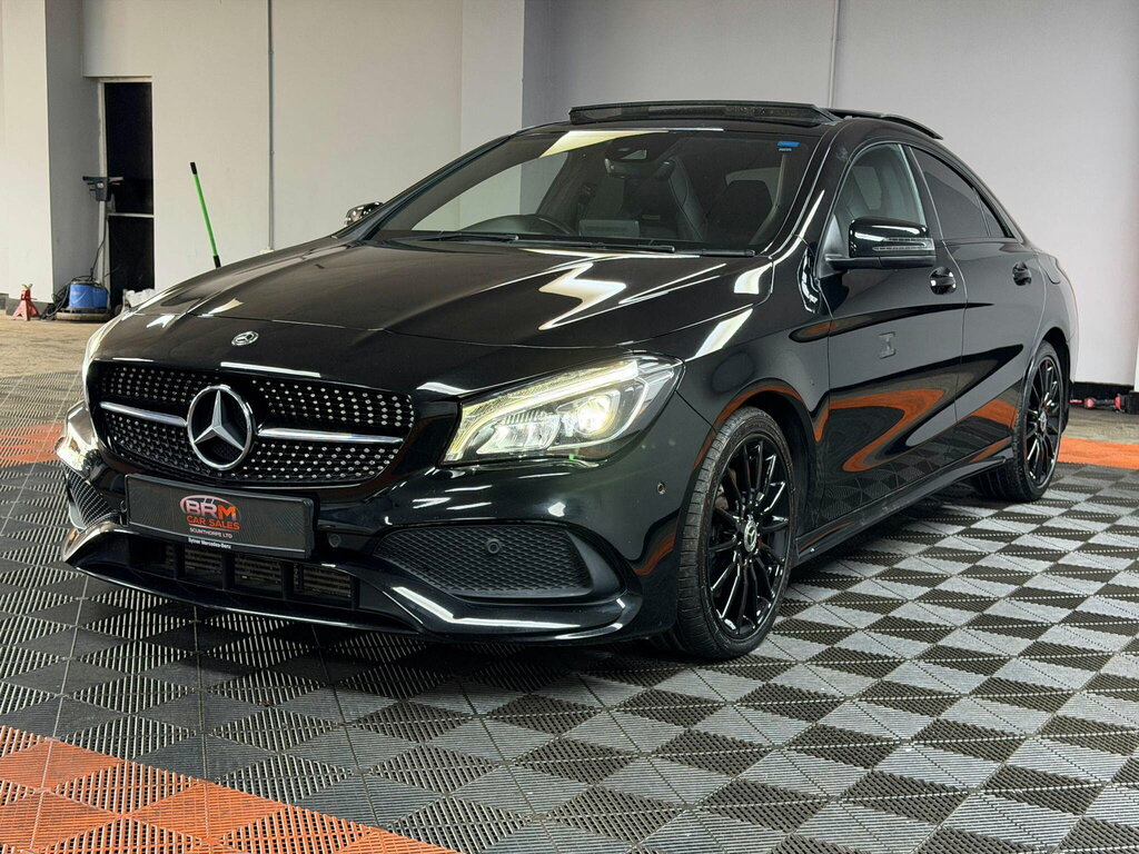 Mercedes-Benz CLA Class 2.1 Cla220d Amg Line Night Edition Plus Coupe WU19EBJ Black #4