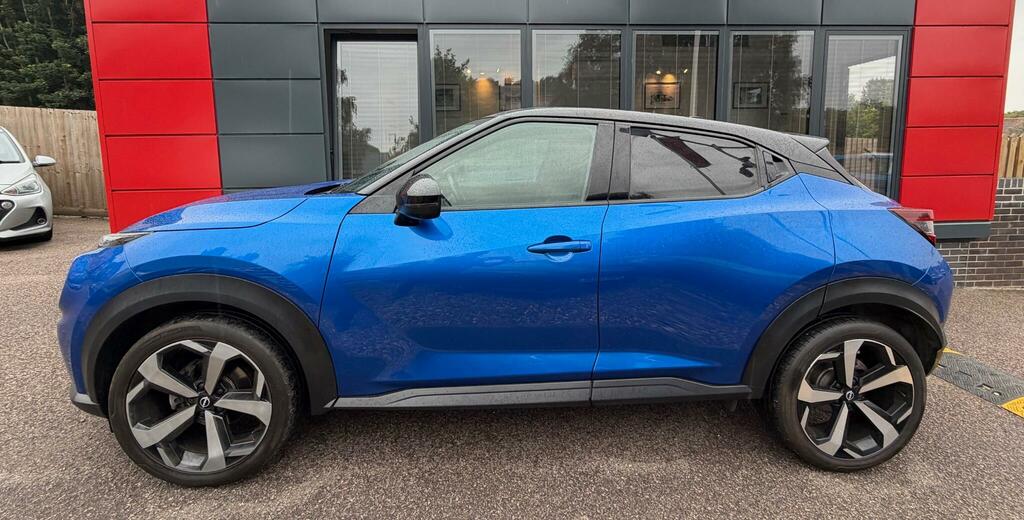 Nissan Juke 1.0 Dig-t Tekna Euro 6 Ss AO23GXH Blue #6