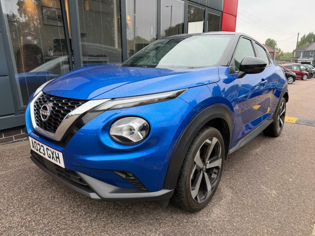 Nissan Juke 1.0 Dig-t Tekna Euro 6 Ss AO23GXH Blue #2