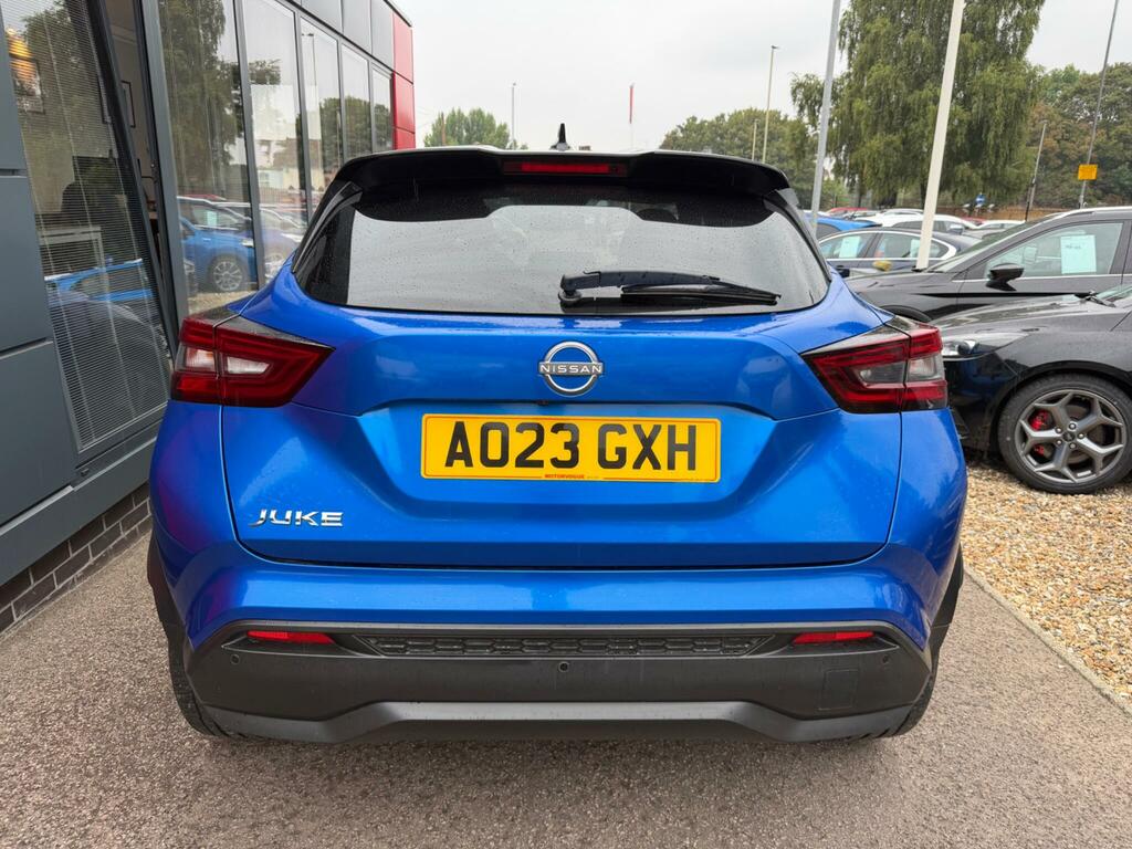 Nissan Juke 1.0 Dig-t Tekna Euro 6 Ss AO23GXH Blue #4