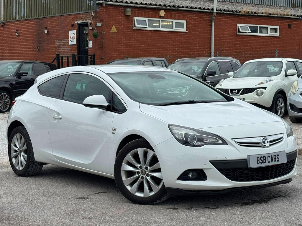 Vauxhall Astra GTC 1.4T Sri Euro 5 Ss White