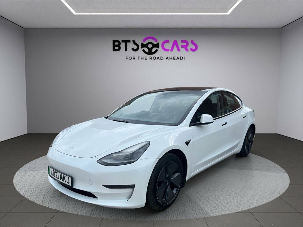 Tesla Model 3 Saloon LD21MKJ White #4