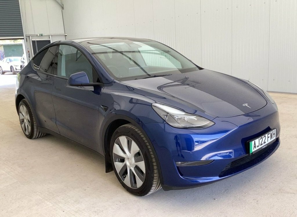 Tesla Model Y Suv Blue #5