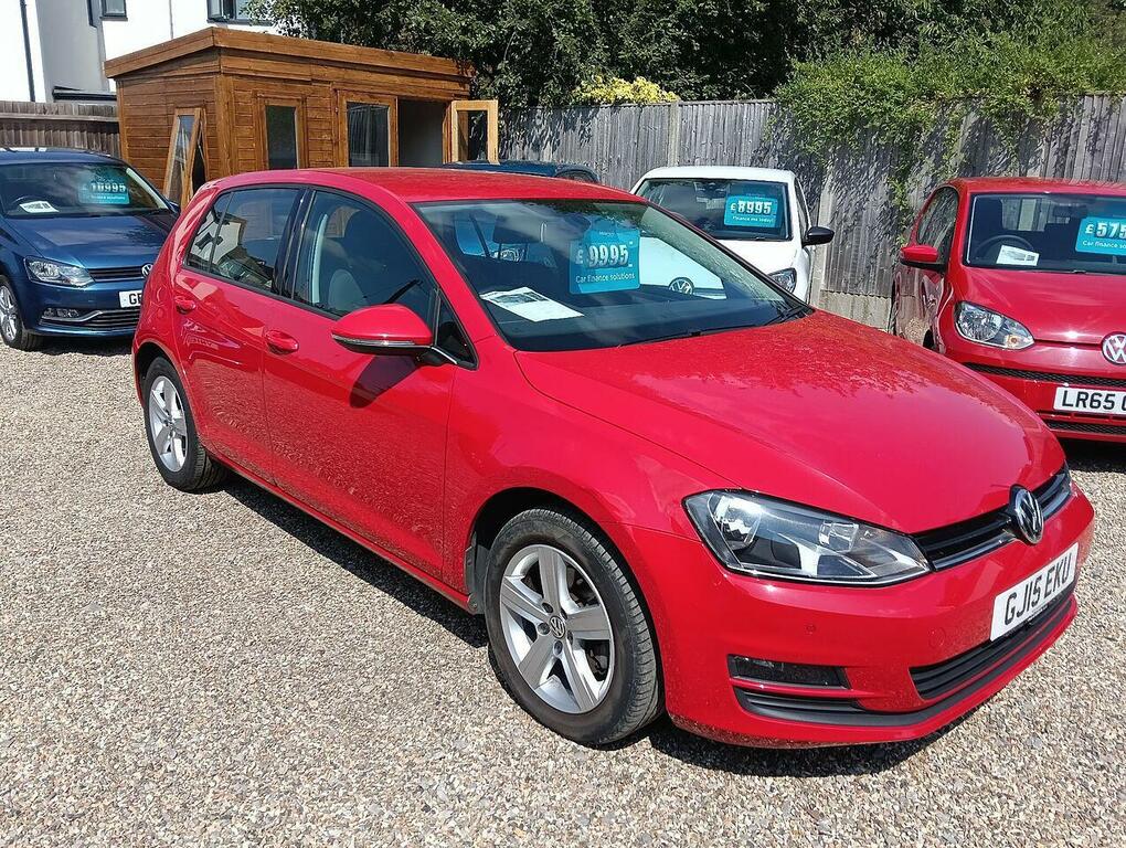 Volkswagen Golf 1.4 Tsi Bluemotion Tech Match Hatchback GJ15EKU Red