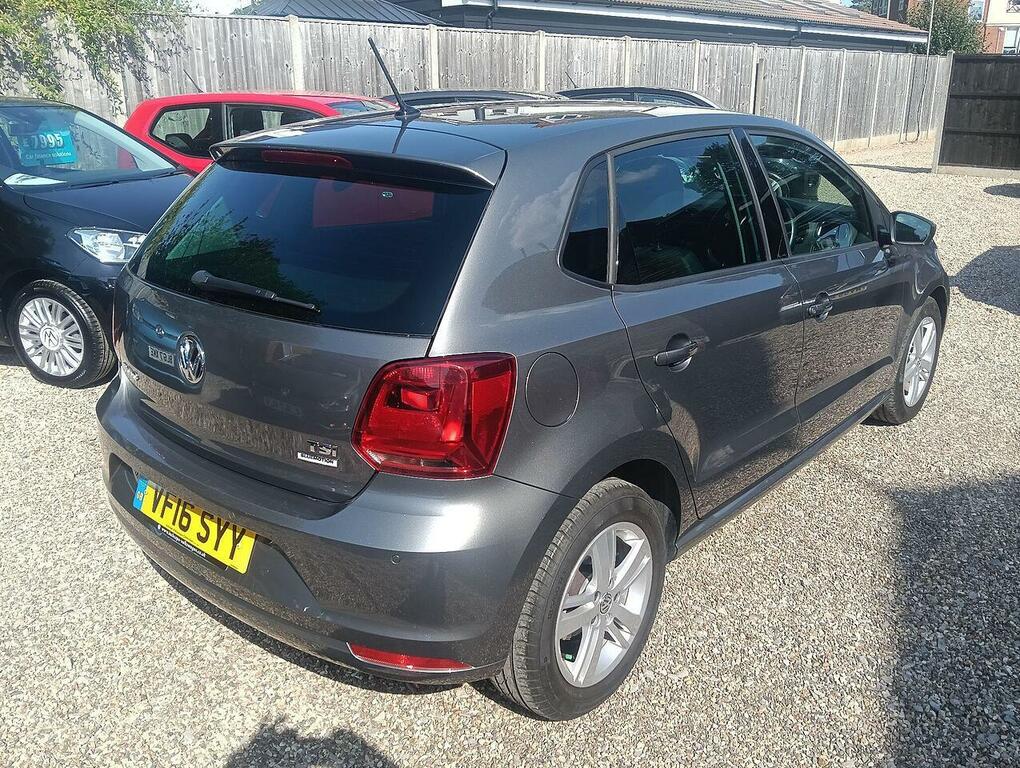 Volkswagen Polo 1.2 Tsi Bluemotion Tech Match Hatchback Grey #6