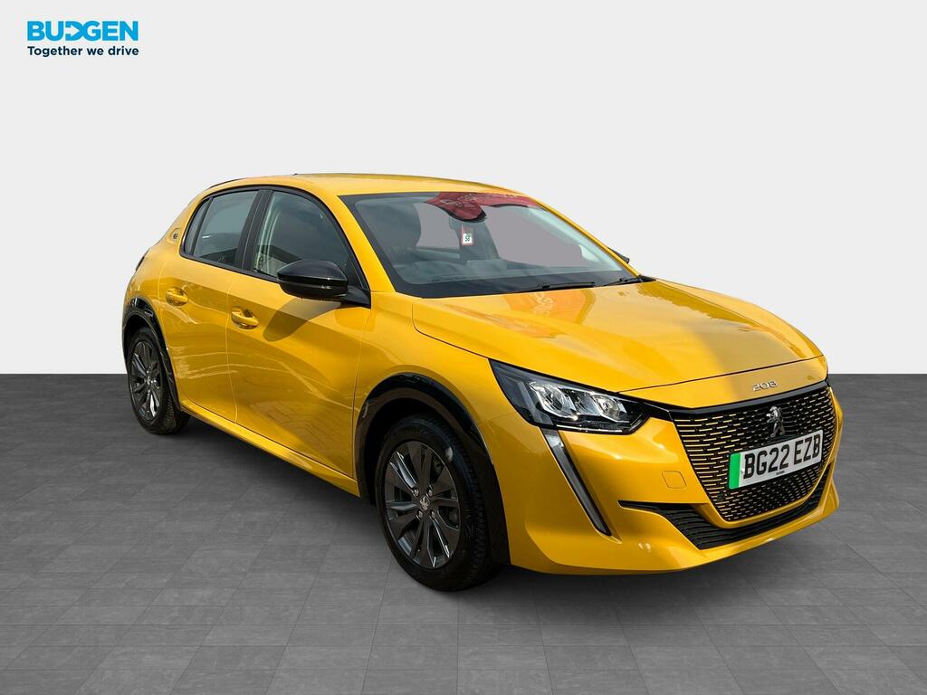Peugeot e-208 50Kwh Allure Yellow