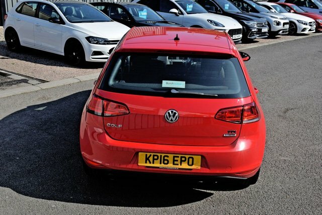 Volkswagen Golf 1.6 Tdi Bluemotion Tech Match Hatchback KP16EPO Red #6