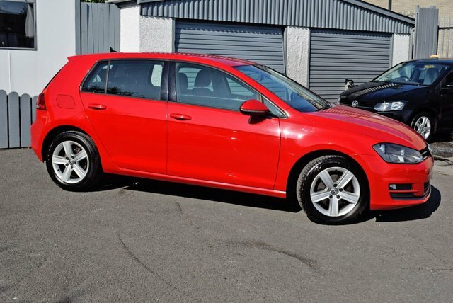 Volkswagen Golf 1.6 Tdi Bluemotion Tech Match Hatchback KP16EPO Red #3