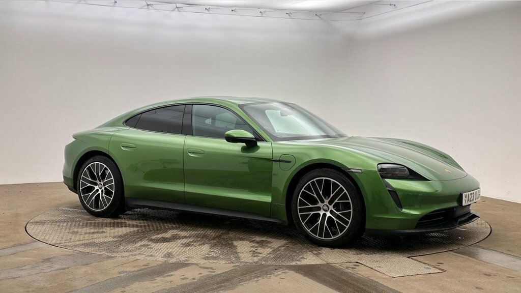 Porsche Taycan Saloon Green