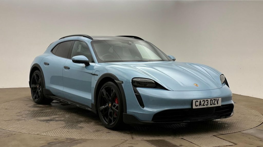 Porsche Taycan Estate Blue