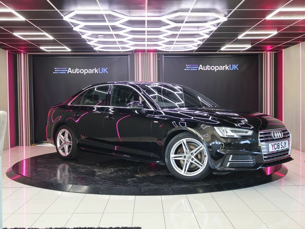 Audi A4 2018 1.4 Tfsi S Line Saloon Euro Black