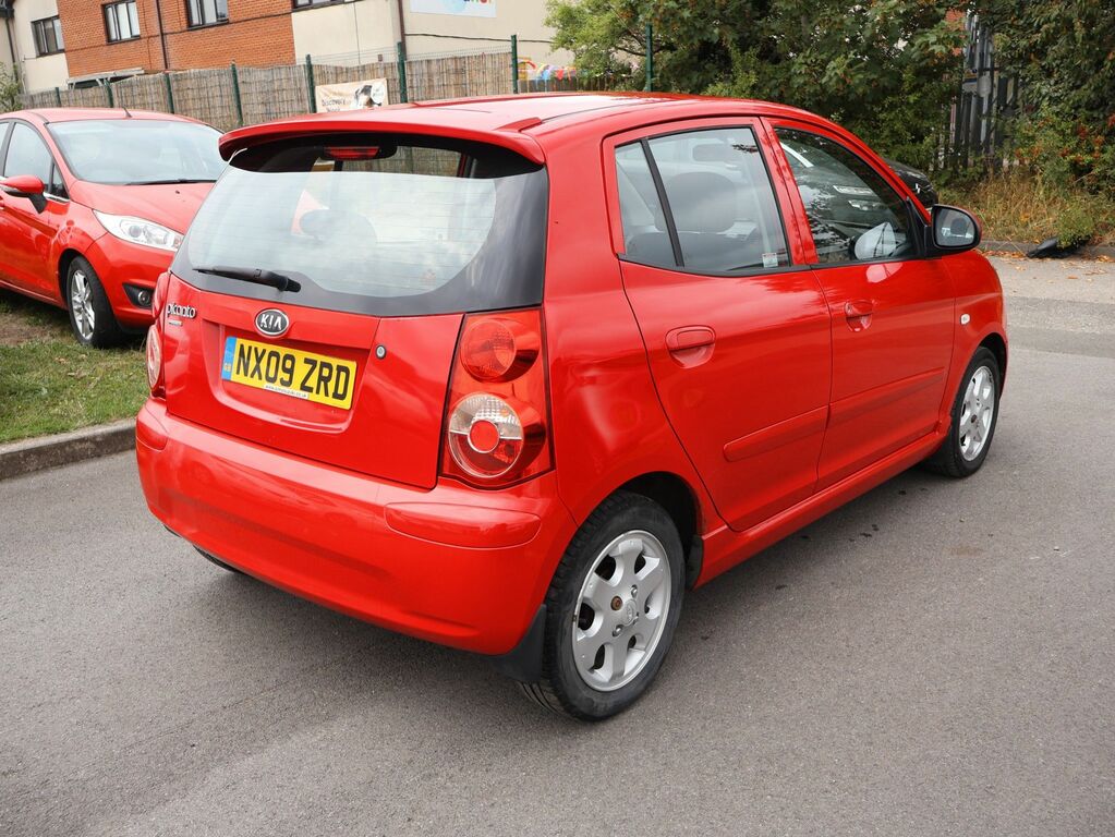 Kia Picanto 2009 1.1 Red Hatchback 118 Gkm NX09ZRD Red #4