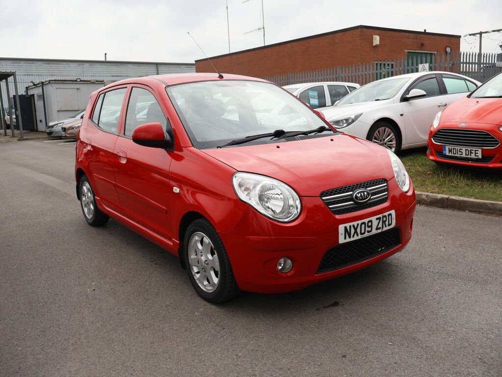 Kia Picanto 2009 1.1 Red Hatchback 118 Gkm NX09ZRD Red #2