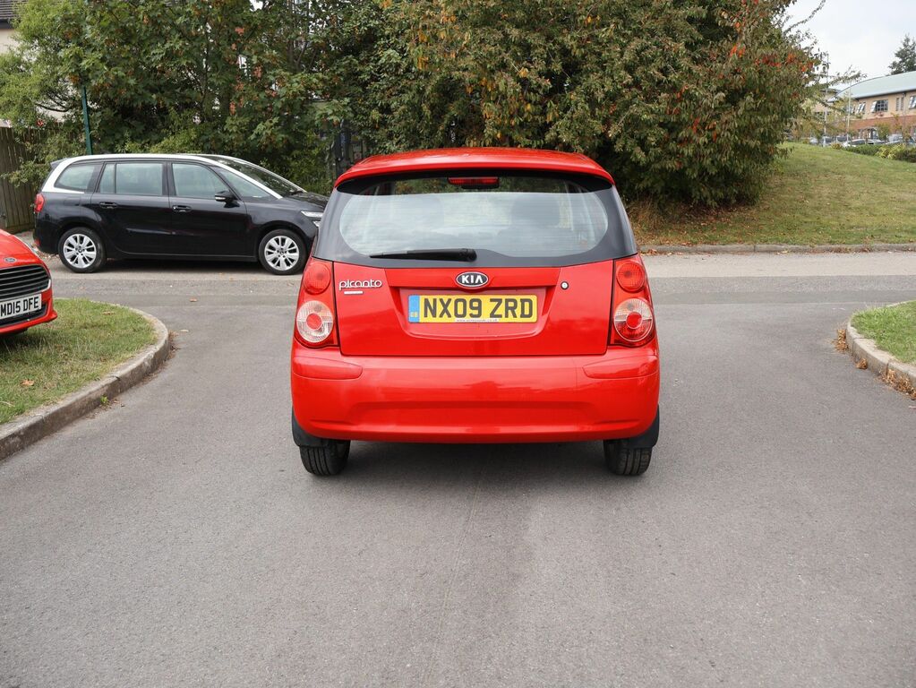 Kia Picanto 2009 1.1 Red Hatchback 118 Gkm NX09ZRD Red #5
