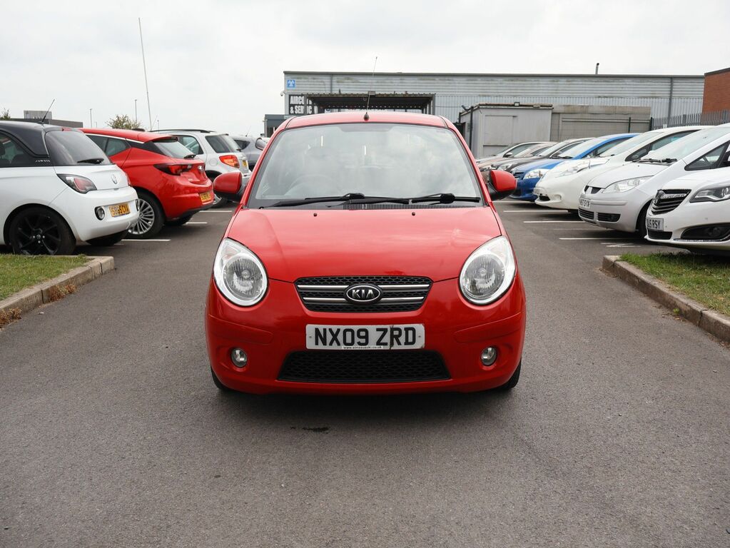 Kia Picanto 2009 1.1 Red Hatchback 118 Gkm Red