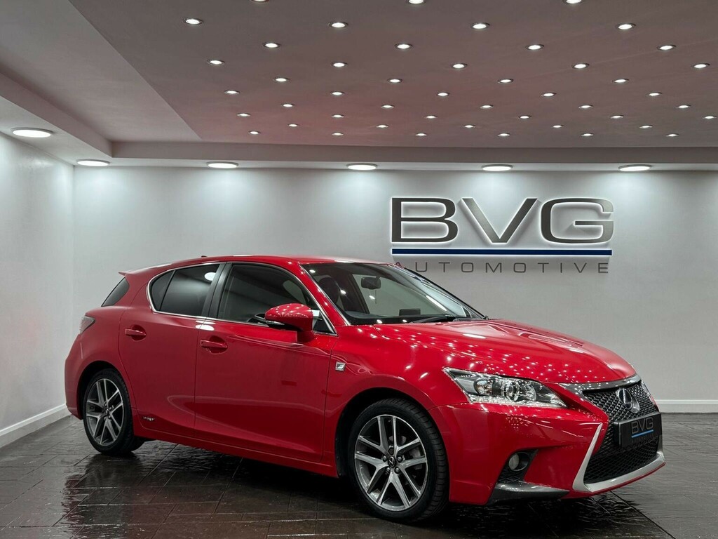 Lexus CT Hatchback 1.8 200H F Sport Cvt Euro 6 Ss 2 Red