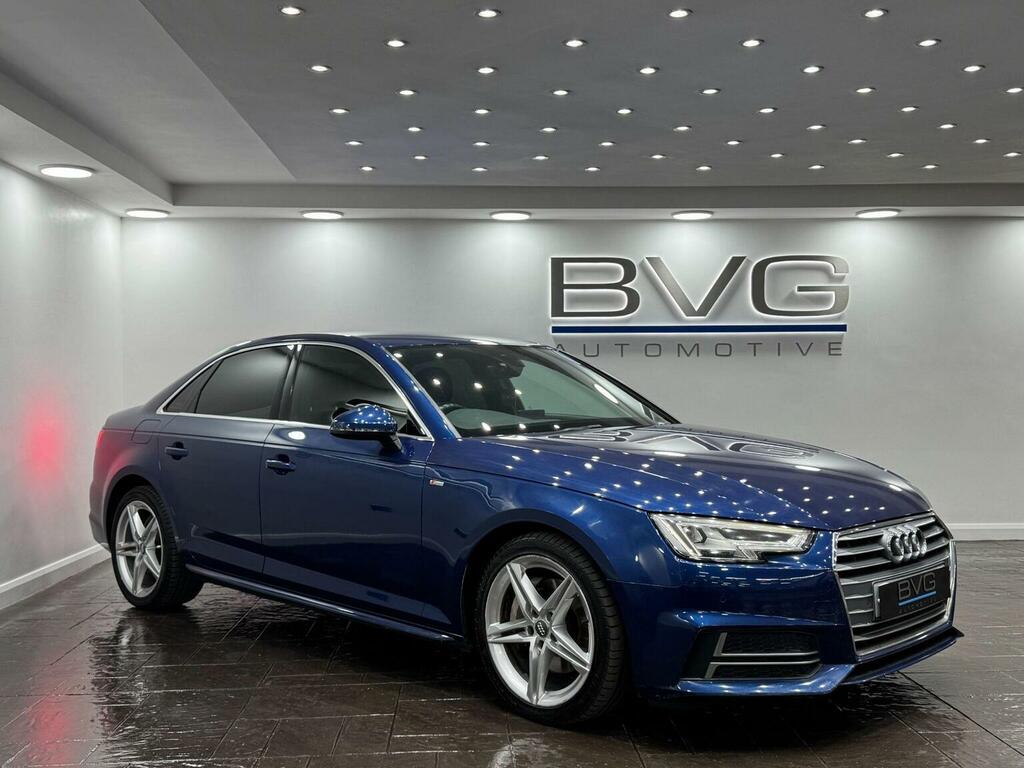 Audi A4 Saloon 2.0 Tdi Ultra S Line S Tronic Euro 6 Ss Blue