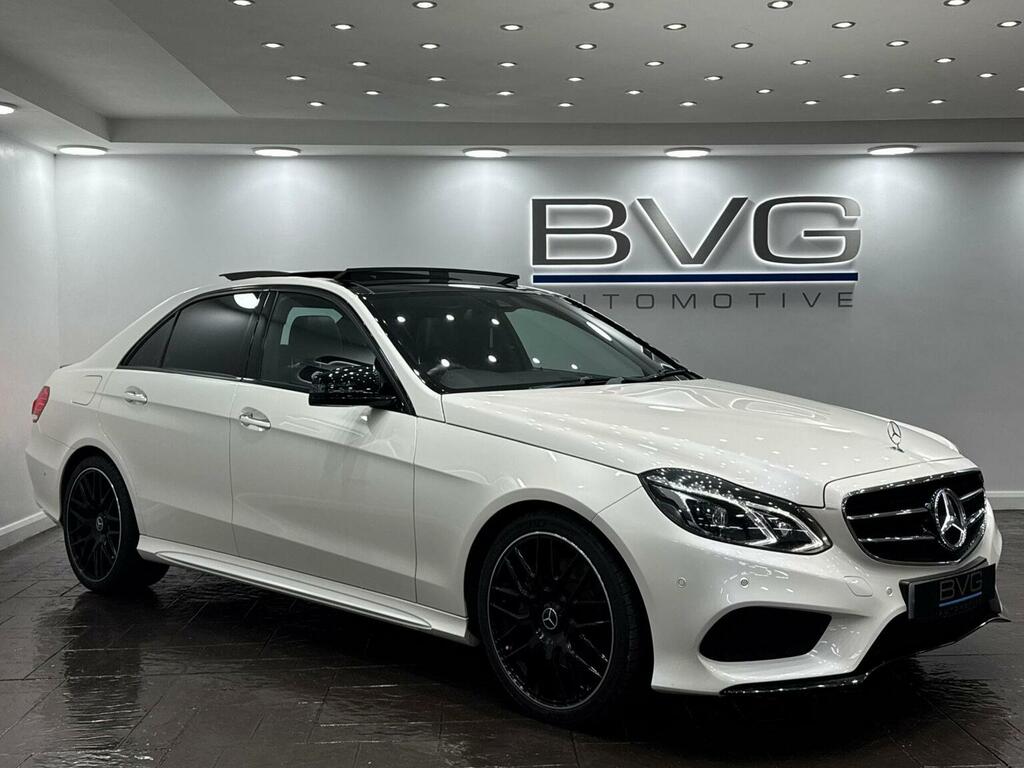 Mercedes-Benz E Class 3.0 E350 V6 Bluetec Amg Night Edition Premium Plu White
