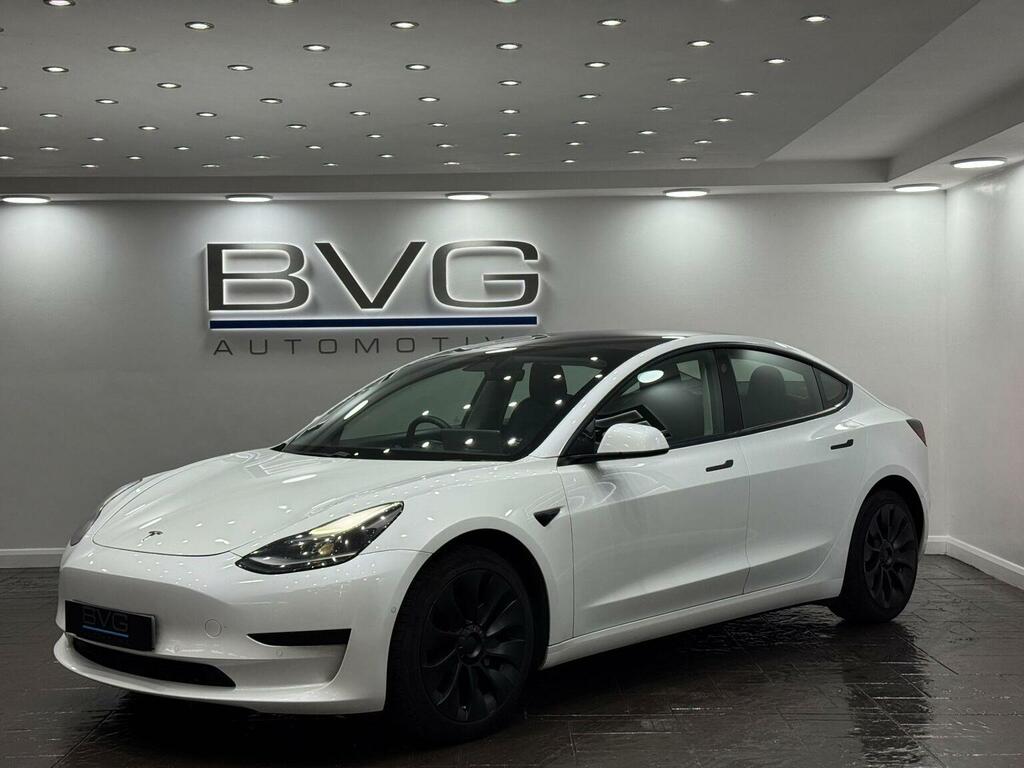 Tesla Model 3 Saloon Standard Range Plus Rwd 202070 White #3
